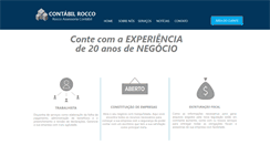 Desktop Screenshot of contabilrocco.com.br